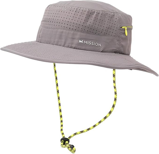 MISSION Cooling Anywhere Boonie Hat - Unisex Wide-Brim Hat for Men & Women - Cools Up to 2 Hours - UPF 50 Sun Protection