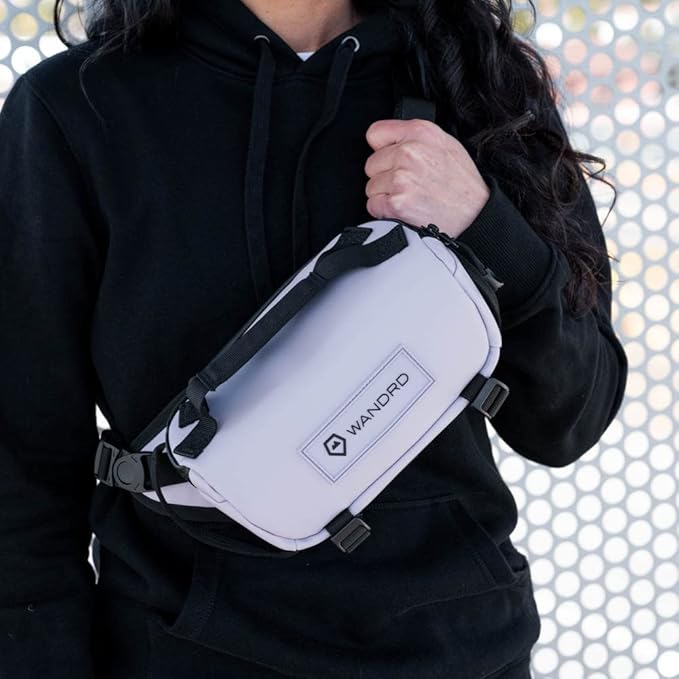 WANDRD ROGUE V1 3L Sling: Compact Camera Sling and Crossbody Bag with Fast Access, 3-Way Carry– Lightweight Everyday Bag Great for Travel, Photography, and Daily Use (Uyuni Purple)