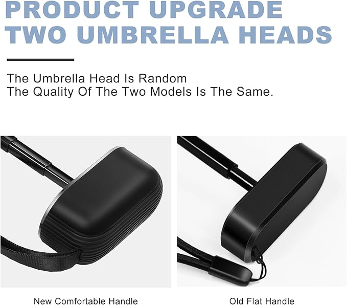 LEAGERA Mini Umbrella - Compact, Waterproof Travel Umbrella for Light Rain, Suitable for Women's Purse and Pocket