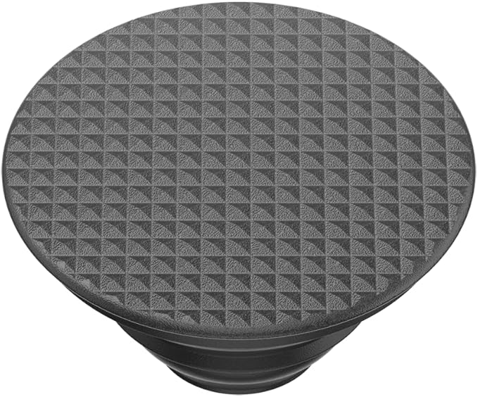 PopSockets Phone Grip with Expanding Kickstand, Adhesive Grip - Knurled Texture Black