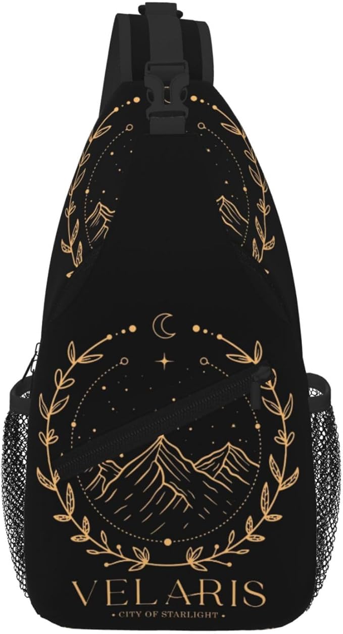 Velaris City Of Starlight Crossbody Bag Trendy Sling Bag Bakpack Casual Chest Bags Daypack For Hiking Walking Travel Running(6)