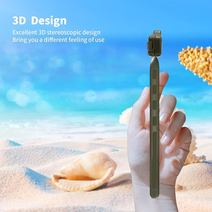 wellhouse Waterproof Phone Pouch, Waterproof Phone Case for iPhone 16 15 14 13 12 Pro Max XS Samsung, IPX8 3D Cellphone Dry Bag Beach Essentials (1 Pack - Olive7.0, 7 inch)