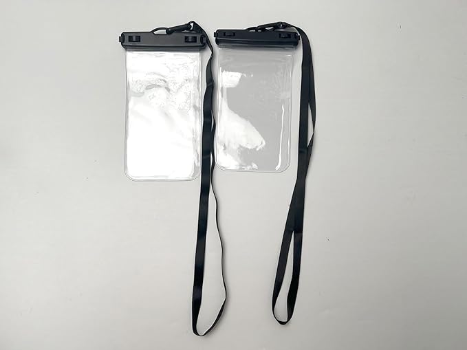 Waterproof Phone Pouch Bag - 7.5in Waterproof Phone Case for Beach Travel, IPX8 Cellphone Dry Bag with Lanyard for iPhone 17 16 15 Pro Max Galaxy S25 Ultra Pixel 10 Pro, Cruise Essentials 2025