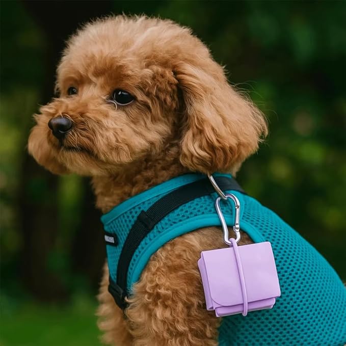 2-Pack Silicone Collapsible Dog Bowls, Portable Foldable Expandable Travel Pet Dog Cat Bowls, Pet Feeding Watering Dish for Walking Parking Traveling (Gray & Pink)