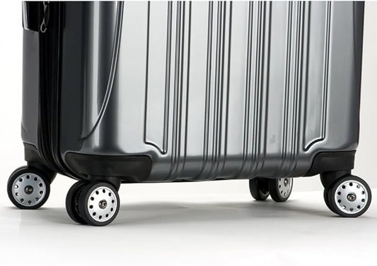 DELSEY PARIS Helium Aero Hardside Expandable Luggage with Spinner Wheels, Black, Carry-On 19 Inch