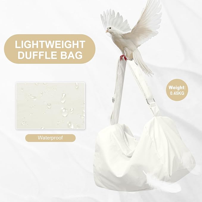 Small Gym Bag with Shoe Compartment, Workout Sport Duffle Bag for Women Travel, Waterproof Shoulder Overnight Bags Lightweight Carry on Tote Bags for Swim, Yoga, Dance