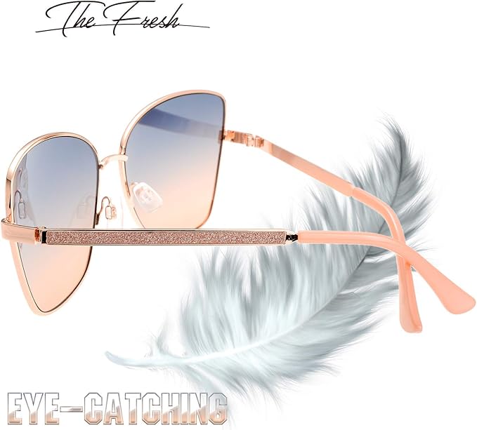 The Fresh Classic Crystal Elegant Women Beauty Design Sunglasses Gift Box