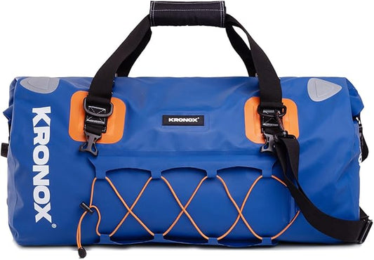 KRONOX Waterproof Duffel Bag Large - Heavy-Duty Drybag Waterproof Bags for Boating. Ideal as a Boat Bag, Camping Duffle Bag and Waterproof Luggage