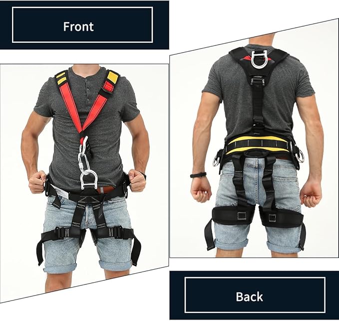 NewDoar Climbing Harness CE Certification Rock Climbing Rappelling Equipment Body Guard Protect Rappelling Rescuing Equip