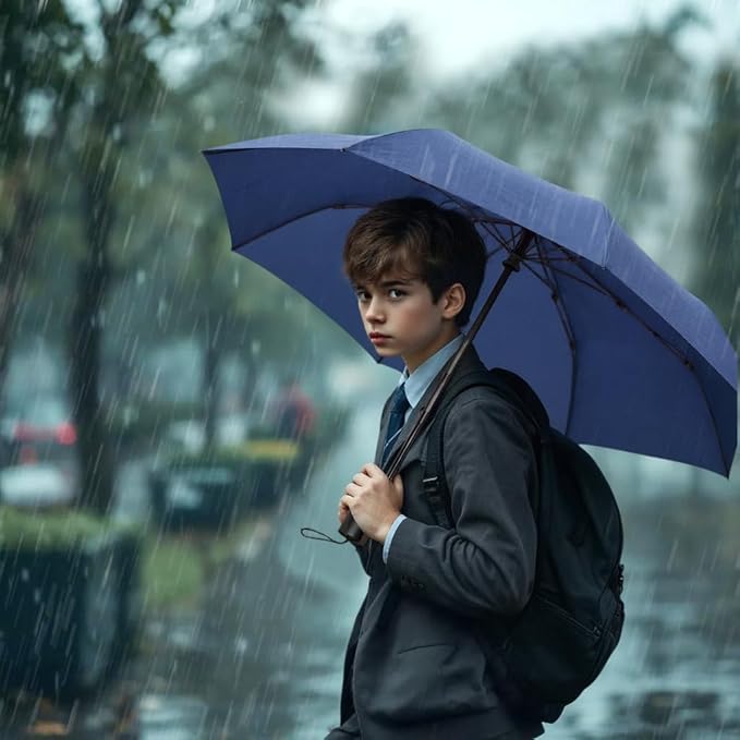 SoulRain Travel Umbrella - Compact Umbrella for Rain - Perfect Large Auto Folding Umbrella - Ideal Car umbrella, Small umbrella, and Travel Companion