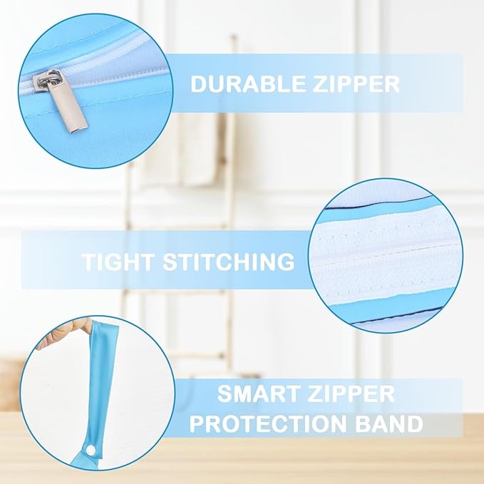 2 Pcs Large Travel Laundry Bag Waterproof Wet Dry Bag Washable Dirty Clothes Bag Bathing Suit Workout Bag for Gym Clothes Laundry Wet Clothes Swimming Yoga