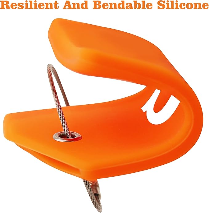 Gostwo 2 Pack Silicone Luggage Tags for Suitcases, 26 Initial Letter Baggage Labels Handbag School Bag Suitcase Instrument Tag with Stainless Steel Loop(Orange)(Letter C)