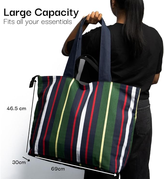 Salt Earth Large Beach Bag for Women, Extra Large Travel Tote With Pockets, Weekender Tote Bag For Women, Oversized Carry