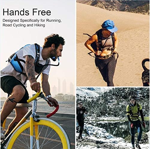 Mothybot Insulated Hydration Backpack Pack with 3L BPA Free Leak Proof Water Bladder, Large Storage Lightweight Hiking Daypack with Waist Pouches & Cooler Layer, for Running, Biking, Camping, Festival