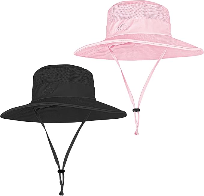 Sun Hats for Men Women Fishing Hat UPF 50+ Breathable Wide Brim Summer UV Protection Hat