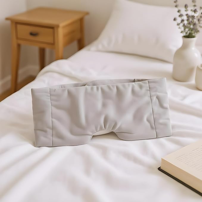 Eye Covers Sleeping - Breathable Blackout Eyeshade, Soft Adjustable Travel Eye for Comfortable Rest, Lightweight Sleep with Contoured Design for Road Trips, Home, Meditation, Yoga, Students,