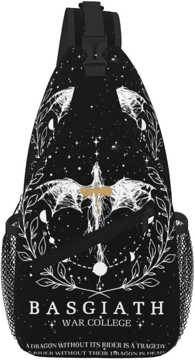 Fourth Dragon Wing Crossbody Bag Trendy Sling Bag Bakpack Casual Chest Bags Daypack For Hiking Walking Travel Running(3)