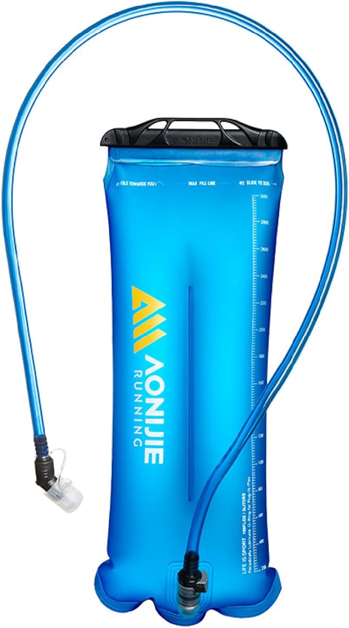 YAPJEB Hydration Bladder BPA Free 1.5L 2L 3L Water Reservoir Water Bladder for Running Hiking Climbing Cycling
