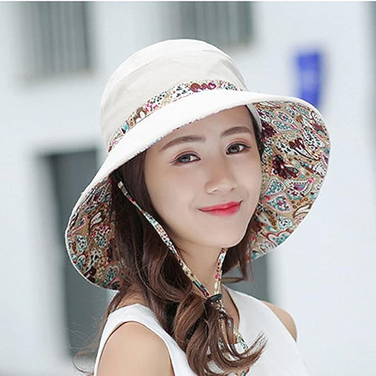 Outdoor UV Sun Protection Waterproof Breathable Face Neck Flap Cover Folding Sun Hat for Men/Women