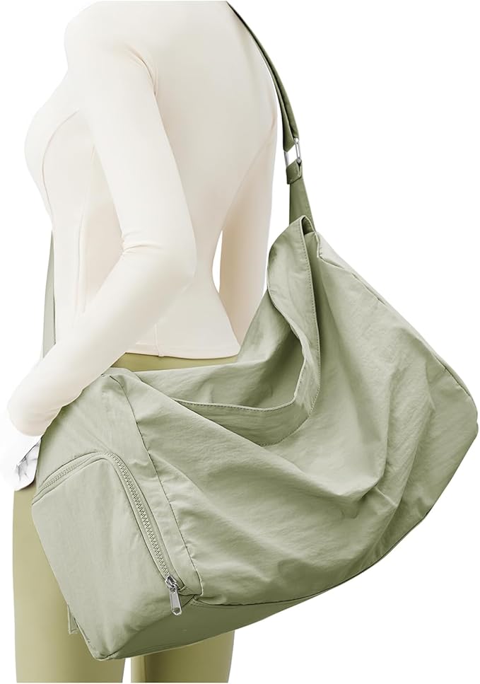 Small Gym Bag with Shoe Compartment, Workout Sport Duffle Bag for Women Travel, Waterproof Shoulder Overnight Bags Lightweight Carry on Tote Bags for Swim, Yoga, Dance