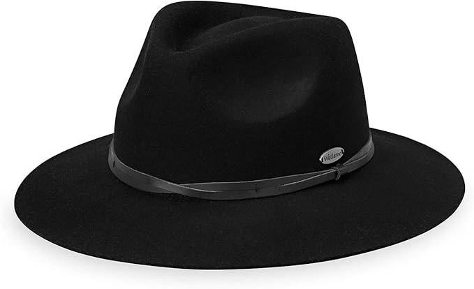 Wallaroo Hat Company Women’s Petite Aspen Fedora – UPF 50+, UV Sun Protection Hat, Packable Design, Adjustable, Small Size