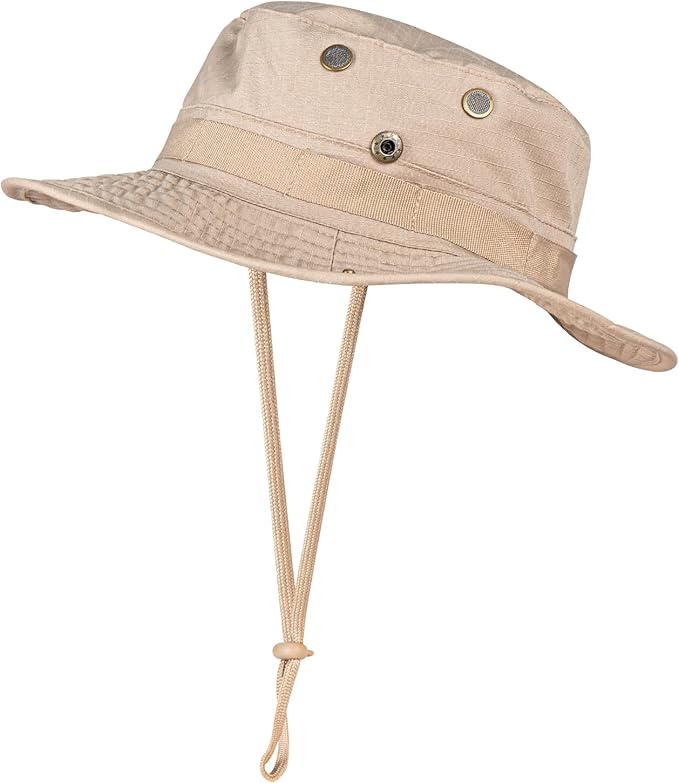 Sun Hats for Men Women Boonie Hat UPF 50+ Bucket Hat Wide Brim UV Protection Fishing Hiking Safari Outdoor Hats