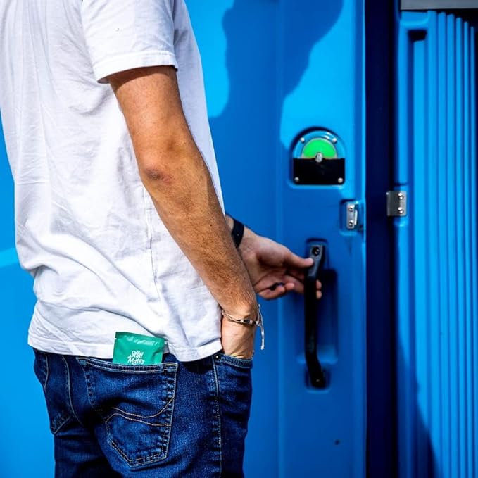 Stall Mates Wipes - Flushable Wipes | Individually Wrapped | Travel Friendly | Unscented with Vitamin-E & Aloe | (90 on-the-go singles) BULK PACK