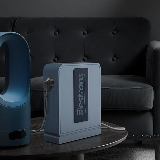 3000W Step Up Transformer 110v to 220v Converter, Heavy Duty Voltage Converter 110v to 220v with Dual Outlets, Overload Protection & Ultra-Quiet Design for Home Appliances, Grey Blue