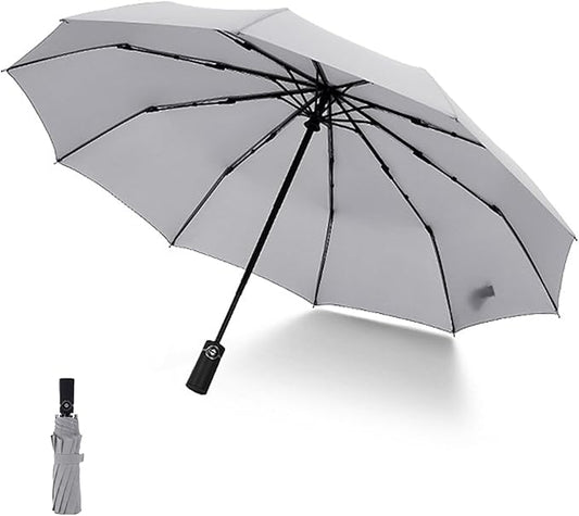 Folding Umbrella, Strong Compact Umbrella 10 RIBS