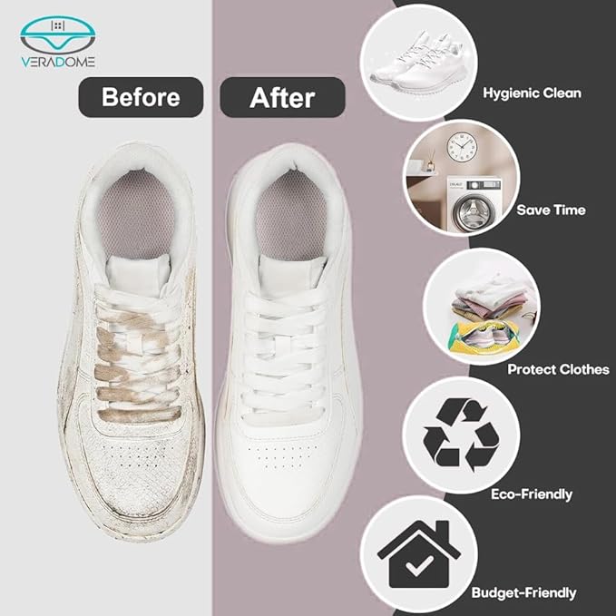 Laundry Shoe Bag | Shoe Washing Machine Bag | Reusable Laundry Shoe Bag for Washer And Dryer For All Shoe Types And Sizes (2)