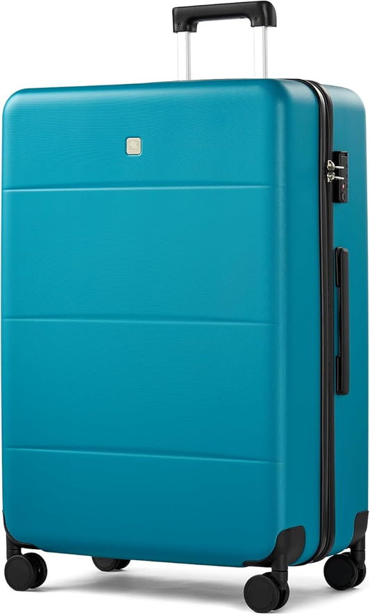 Hanke 28 Inch Luggage Large suitcases with Wheels Hardshell Lightweight Tsa Luggage 28 Inch for Women Men Travel Suitcase Checked Luggage(Caribbean Blue)