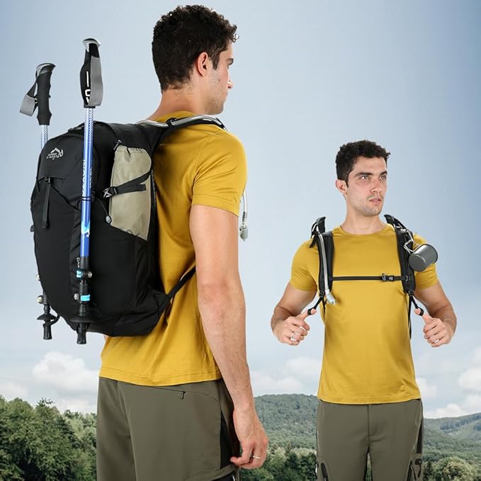 Hiking Hydration Backpack with 3l Water Bladder for Women and Men 25L Water Backpack for Hiking, Cycling, Climbing, Camping