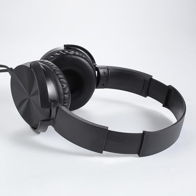 Kids Headphones 2 Pack for School Classroom Students, Wired Headphones Durable Class Set Earphones for Children Toddler Teens Boys Girls and Adult (LS450, Black)
