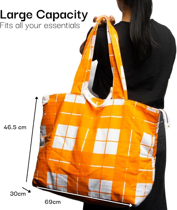 Salt Earth Large Beach Bag for Women, Extra Large Travel Tote With Pockets, Weekender Tote Bag For Women, Oversized Carry