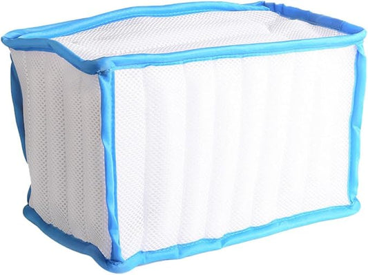 Mesh Shoes Wash Bag Thickened Sandwich Mesh Laundry Bag for Washing Machine with Anti-Deformation Design