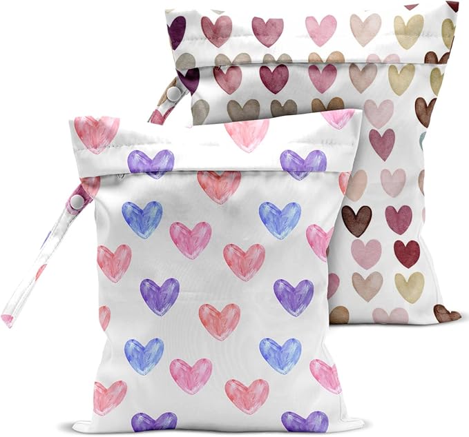 2 Pcs Wet Bag, Wet Dry Bag, Wet Bag for Swimsuit, Travel, Beach, Pool, Diapers, Dirty Yoga Gym Clothes, Toiletries, Makeup Bag, Lemon Decor Lemon Gifts Birthday Gift Ideas for Women s.