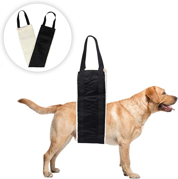 20-150lb Dog Sling for Large Dogs Hind Leg Support, Hevy Duty Portable Dog Lift Harness for Back Legs, Dog Hip Harness Large Breed, Dogs Lifter to Help Lift Rear for Senior/Injured Dog