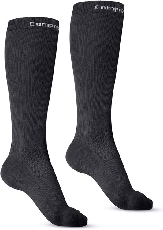 CompressionZ 30-40 mmHg Knee High Compression Socks Men & Women | Support Stockings for Travel, Nurses and Athletes