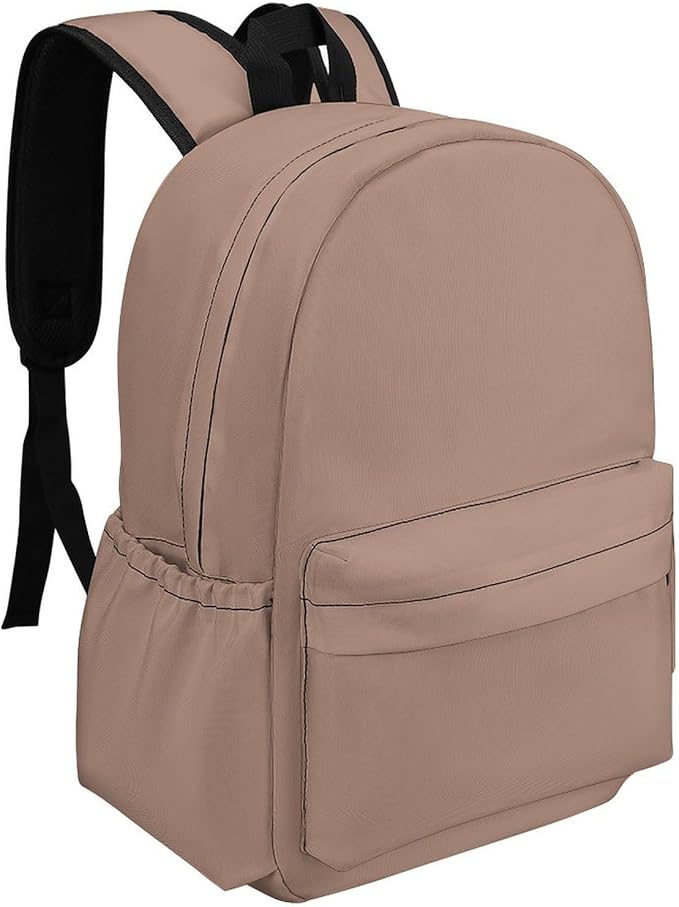 Mocha Mousse Backpack Adult Travel Daybag for Women Men College Backpack for Vacation Hiking Camping Bag