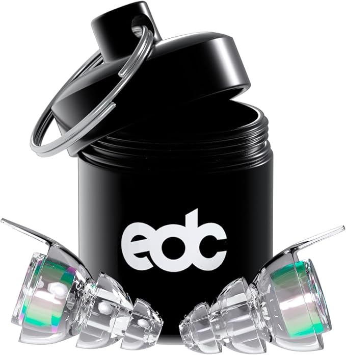 Eargasm EDC Las Vegas x High Fidelity Earplugs for Concerts, Festivals, Drummers, Musicians (Exclusive Limited Edition Gift Box!)