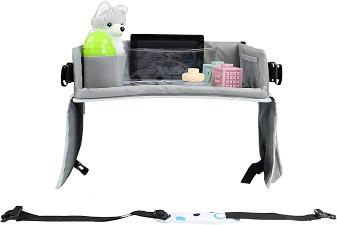 Acorn Baby Foldable Backseat Car Tray Table - Road Trip Must Haves Car Seat Activity Trays - Car Seat Travel Tray