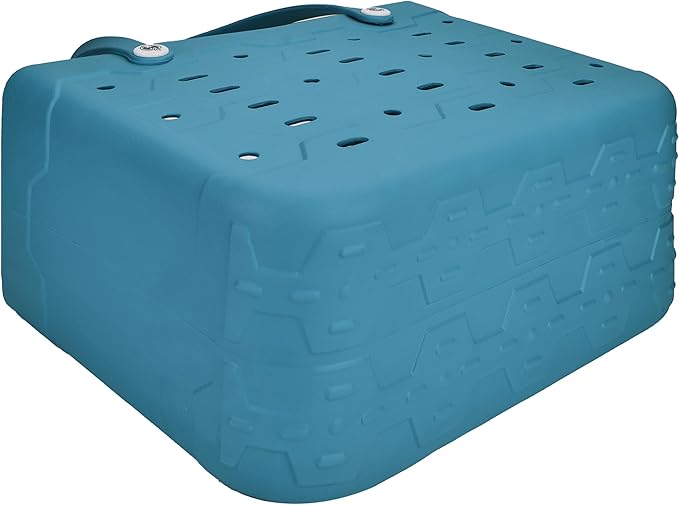 2-Piece Tote Bag Set, Waterproof Rubber Beach Bag with Summer Pattern, Medium & Large Handbag for Pool, Beach, Boat