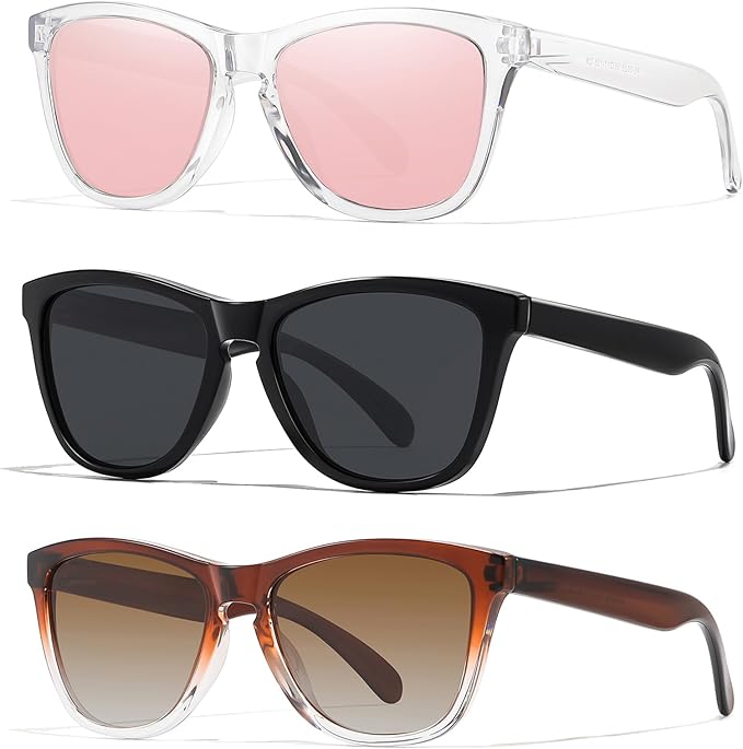 Sunglasses Womens Polarized Sunglasses for Mens Womens Retro Mirror Lens for Driving Fishing UV400 Protection