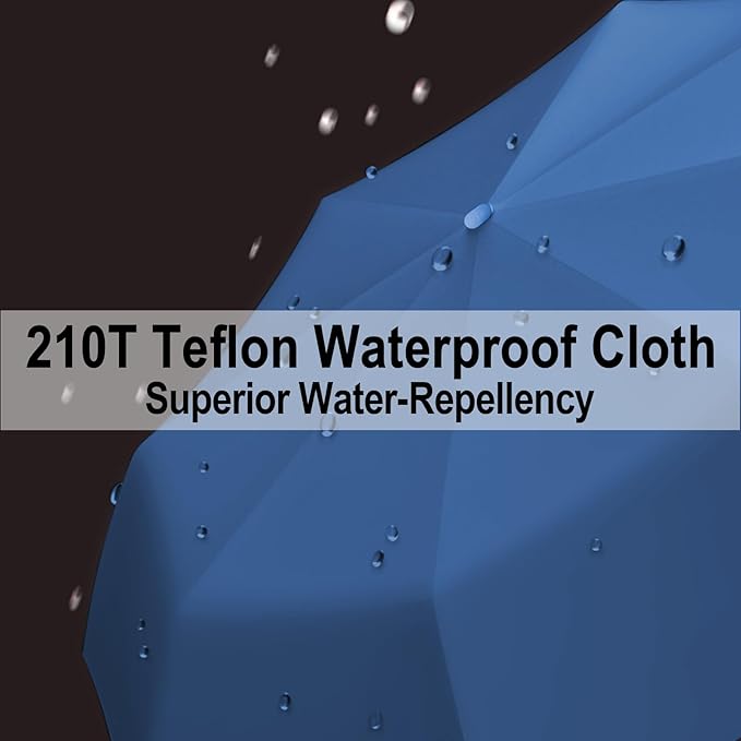 Windproof Mini Travel Folding Umbrella - UPF 50+ Sun & Rain Protection, Small Compact Lightweight Design Fits in Pocket or Bag, Eco-Friendly Fabric Wallet Umbrella for Commuter, Men Women Boys Girls