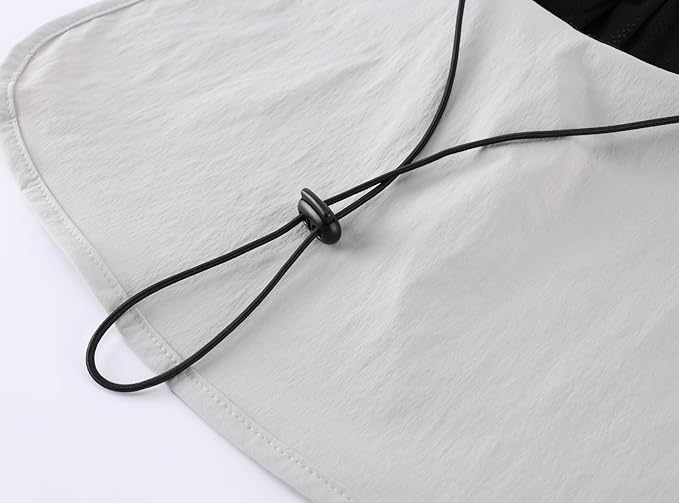 Home Prefer UPF 50+ Sun Hats for Men Women Wide Brim Fishing Hat with Neck Flap UV Protection Sunblock Safari Bucket Hat