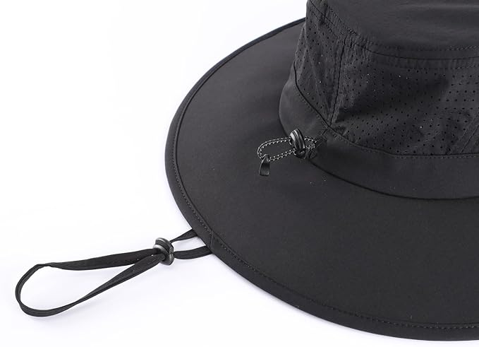 Home Prefer UPF 50+ Sun Hats for Men Women Foldable Wide Brim Fishing Hat Quick Dry Summer Outdoor Garden Safari Bucket Hat