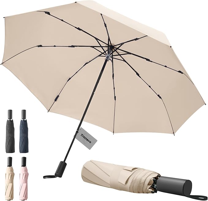 Compact Travel Umbrella, Small Pocket Mini Umbrella for Purse Wallet, UV Sun Rain Umbrellas for Backpack, Portable Folding Umbrellas for Women Kids