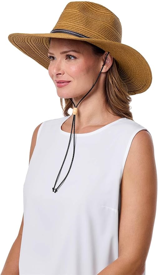 Women's Sun Hat with Chin Cord - UPF 50+ Sun Protection - Tempe