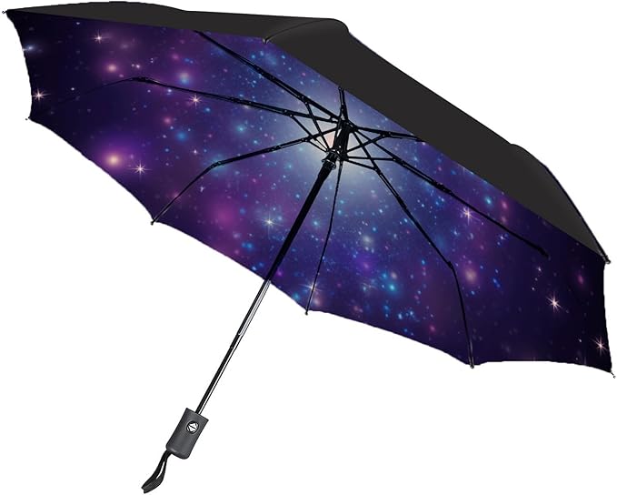 MRTLLOA 42/49 Inch Compact Windproof Travel Umbrella for Rain, Lightweight, Portable, Automatic, Strong, Waterproof Folding Umbrellas for Women, Men and Teenagers