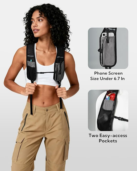 WATERFLY Packable Lightweight Small Backpack: 15L Foldable Mini Hiking Daypack - Ultralight Compact Day Pack for Women Men Outdoor Travel Camping Walking - Gray